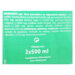 Forté Pharma Forté Détox 5 Organes Lot de 2 x 500ml