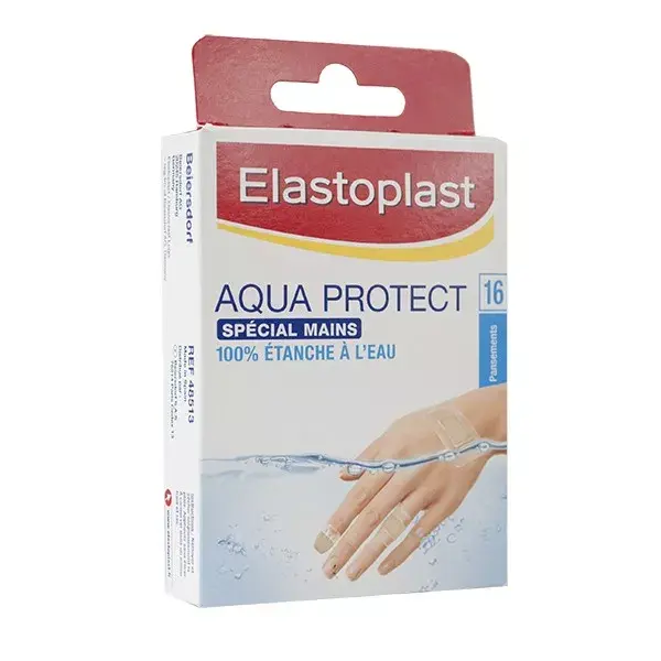 Elastoplast medicazione mani Aqua proteggere speciali x 16