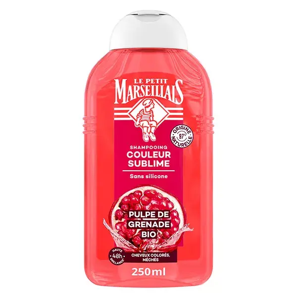 Le Petit Marseillais Shampoing Infusion Couleur Coquelicot et Grenade Bio 250ml