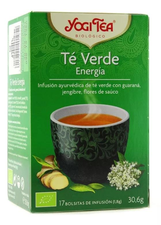 Yogi Tea Infusión Té Verde Energía 17 Bolsitas