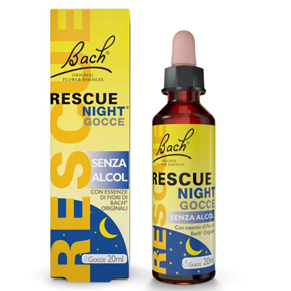 Rescue Night Gocce Senza Alcool Integratore Rilassante 20 ml