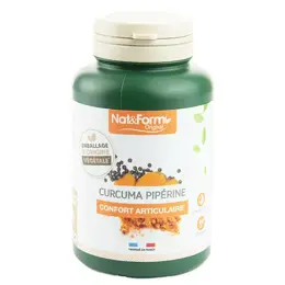 Nat & Form Original Curcuma Pipérine 200 gélules végétales