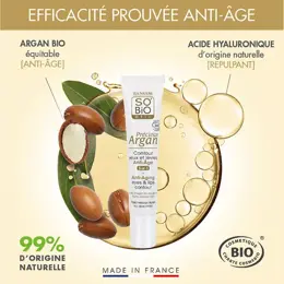 So'Bio Étic Précieux Argan Contour Yeux Lèvres Anti-Âge 15ml