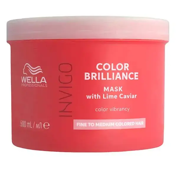 Wella Professionals Invigo Color Brilliance Masque cheveux cheveux colorés fins à normaux 500ml