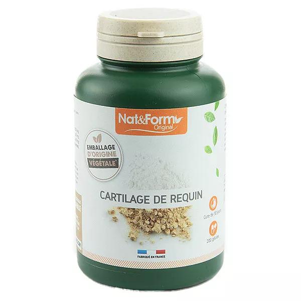Nat & Form Original Cartilagine di Squalo Integratore Alimentare 200 capsule