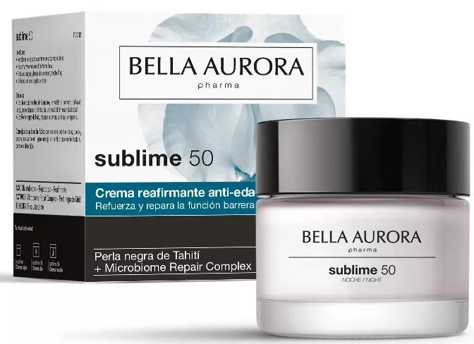 Bela Aurora Sublime Creme De Noite Refirmante 3 Áreas 50ml