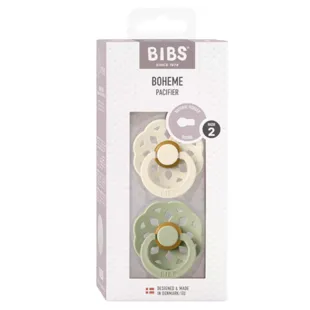 Bibs Chupetes Boheme Ivory/Sage 6-18m 2 uds