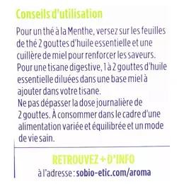 So'Bio Étic Aroma Huile Essentielle Menthe Douce Bio 10ml