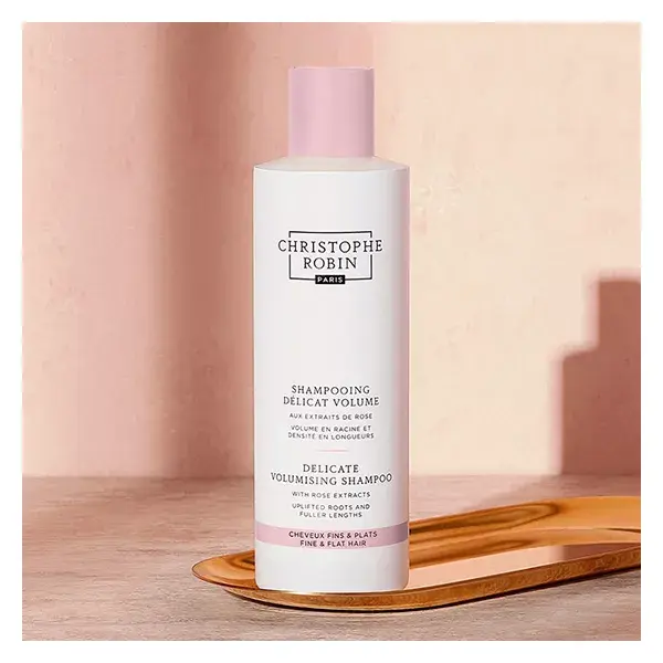 Christophe Robin Shampooing délicat volume aux extraits de rose 250ml