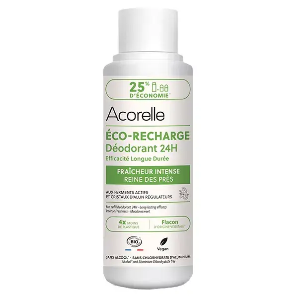 Acorelle Roll-on deodorant refill 24h intense freshness 100ml