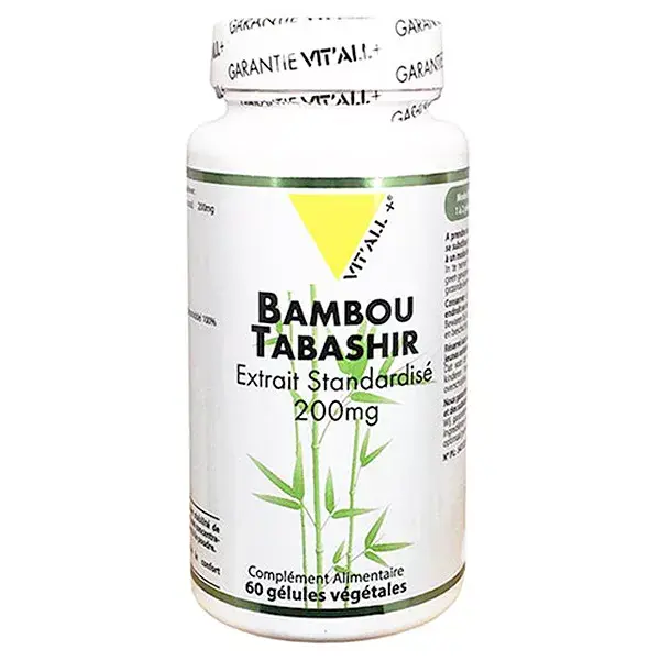 Vit'all+ Bambou Tabashir 200mg 60 gélules végétales