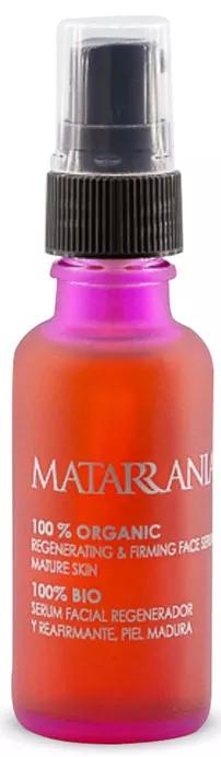 Sérum Régénérant Visage et le raffermissement de la peau mature Matarrania Bio 30 ml