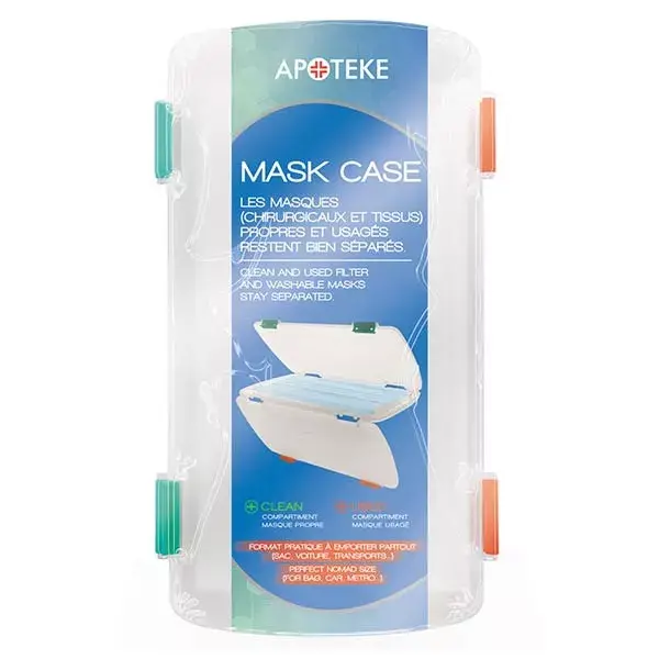 Apoteke Protection Mask Case Boîte à Masque