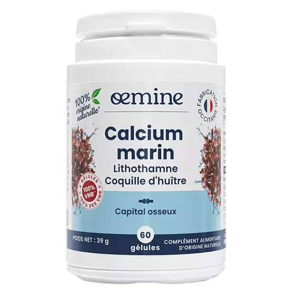 Oemine Calcium Marin Capital Osseux 60 gélules