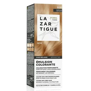Lazartigue Emulsione Colorante 8.00 Biondo Chiaro Colorazione Permanente - Senza Miscelazione