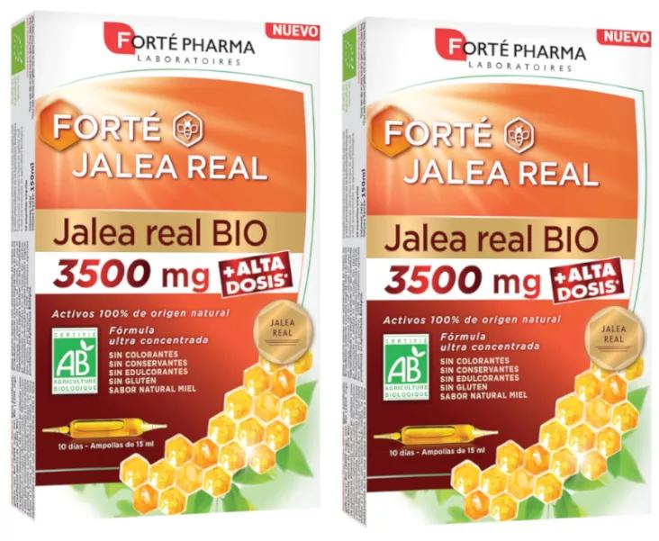 Forté Pharma Forte Organic Royal Jelly 3500 mg 2x10 Ampoules