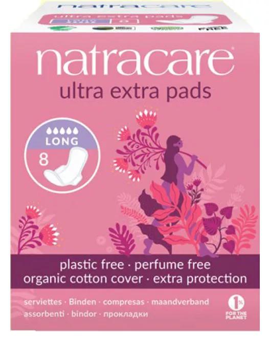 Natracare Extra Long Wings Compress 10 uds