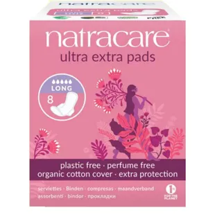 Natracare Compressa de Asas Extra Longas 10 unidades