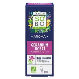 So'Bio Étic Aroma Huile Essentielle Géranium Rosat Bio 10ml