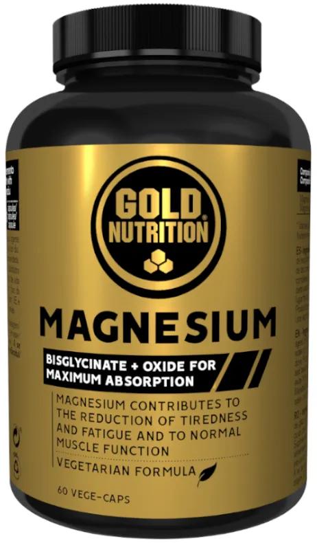 GoldNutrition Magnésium 600 Mg 60 Gélules