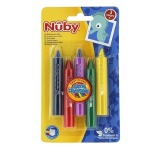 Nuby Bathtub Pencils 5 Colors +3m