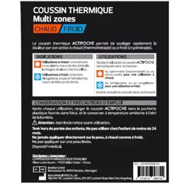 Actipoche Coussin Thermique Contractures Musculaires Moyen Modèle Gel