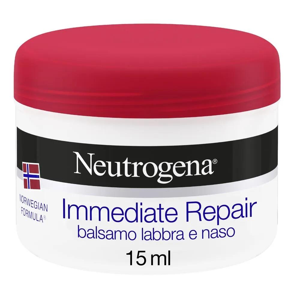 Neutrogena Immediate Repair Balsamo Labbra e Naso 15 ml