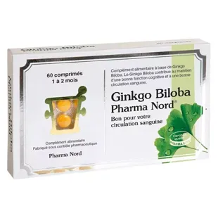 Scatola del Ginkgo Biloba 60 compresse