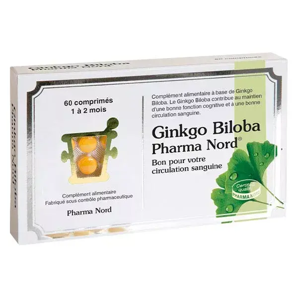 Pharma Nord Ginkgo Biloba 60 comprimés
