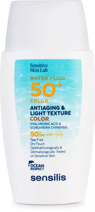 Sensilis Water Fluid SPF50+ Anti-aging Fluido com Cor 40 ml