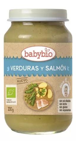 Babybio Tarrito Verduras y Salmón +6m 200 gr