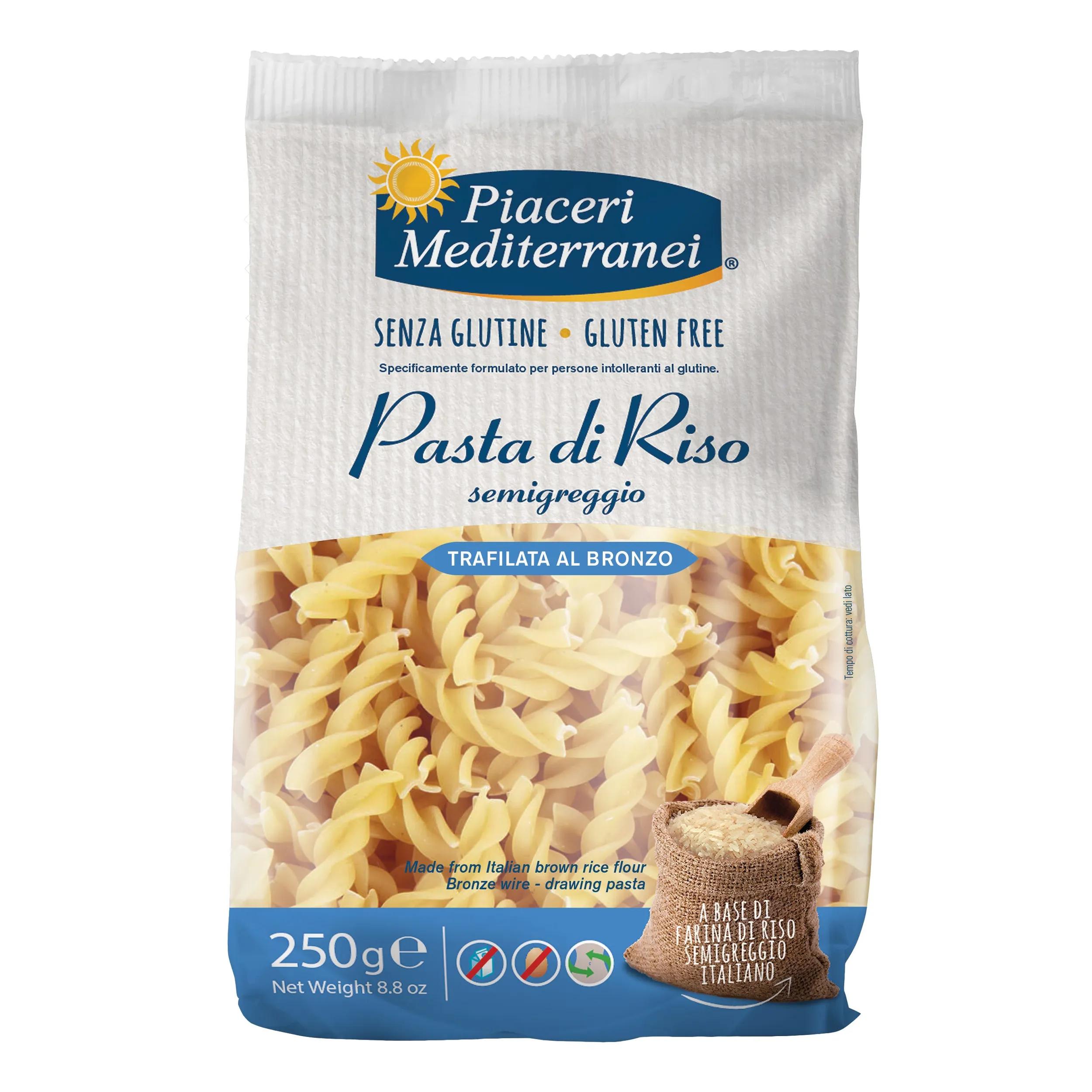 Piaceri Mediterranei Pasta Di Riso Fusilli Senza Glutine 250 g