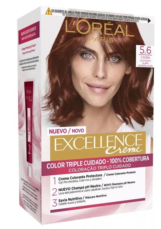 L'Oréal Excellence Creme Coloraçao Tone 5.6 Mahogany
