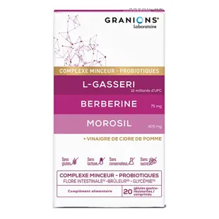 Granions Slimming Complex Probiotici - L-Gasseri - Morosil - Berberina - 20 capsule + 20 compresse