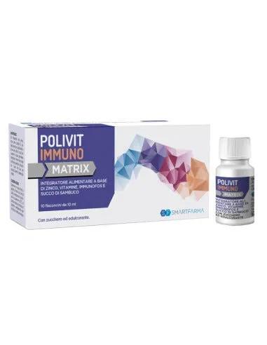 Polivit Immuno Matrix Integratore Difese Immunitarie 10 Flaconcini Da 10 Ml