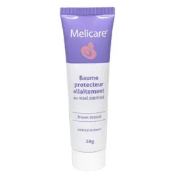 Melicare Maternité Baume Protecteur Allaitement au miel médical stérilisé 30g