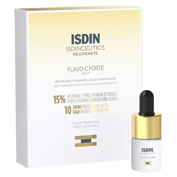 ISDIN Isdinceutics Flavo-C Forte Sérum Visage Illuminateur Vitamine C 5,3ml