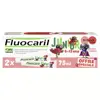 Fluocaril Junior 6-12 ans Dentifrice Gel Fruits Rouges Lot de 2 x 75ml