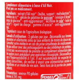 Superdiet Ail Noir Bio 90 gélules