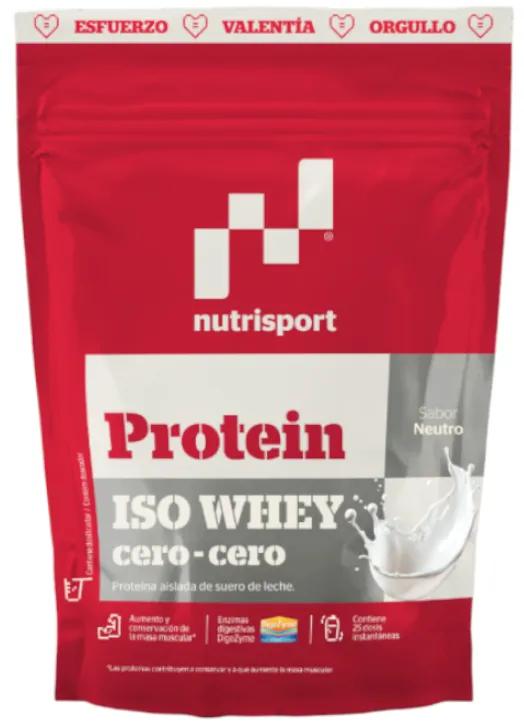 NutriSport Iso Whey Zero.Zero Neutre 500 gr