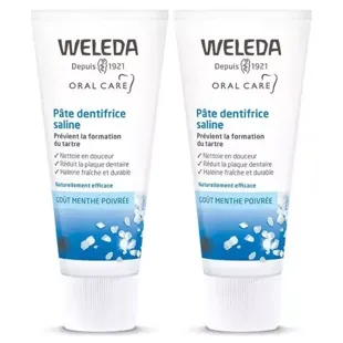 Weleda Dentifricio Salino Confezione di 2 x 75 ml
