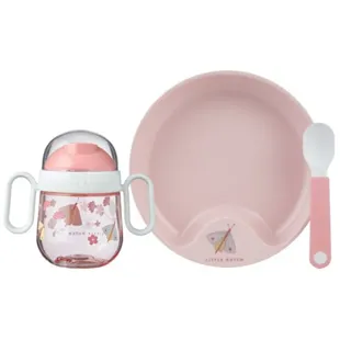 Little Dutch Mio Babygeschirr Blumen &amp; Schmetterlinge +6m 3 Stück
