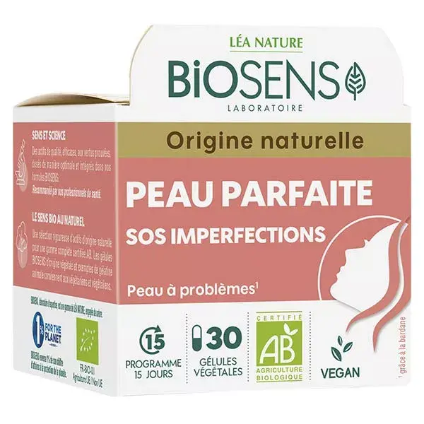 Biosens SOS Imperfections Organic 30 vegetarian capsules