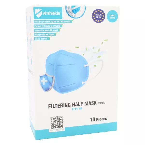 Mascherina FFP2 NR Adulti Celesti 10 pezzi