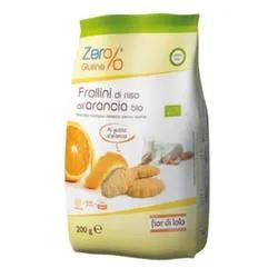 Fior di Loto Zero% Glutine Frollini di Riso All'Arania Senza Glutine Bio 200 g