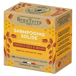 Beauterra Shampoing Solide Cheveux Secs et Abimés 75g