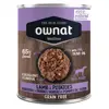 Ownat Grain Free Aliments Humides Chien 65% Agneau et Pommes de Terre 400gr