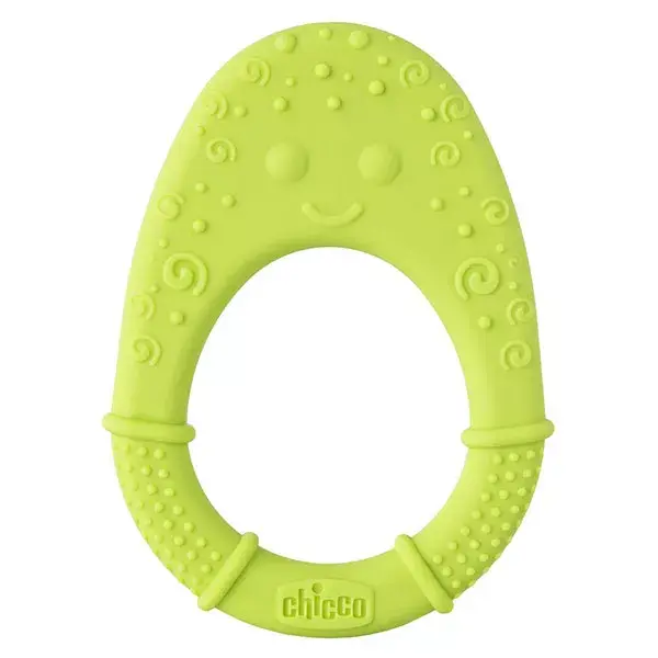 Chicco Teething Ring +2m Soft & Chewy Avocado