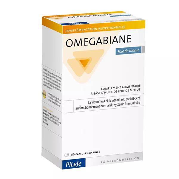 Pileje Omegabiane Foie de Morue 80 gélules