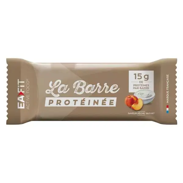 Eafit La Barre Protéinée Barretta Proteica gusto Yogurt alla Pesca 46g